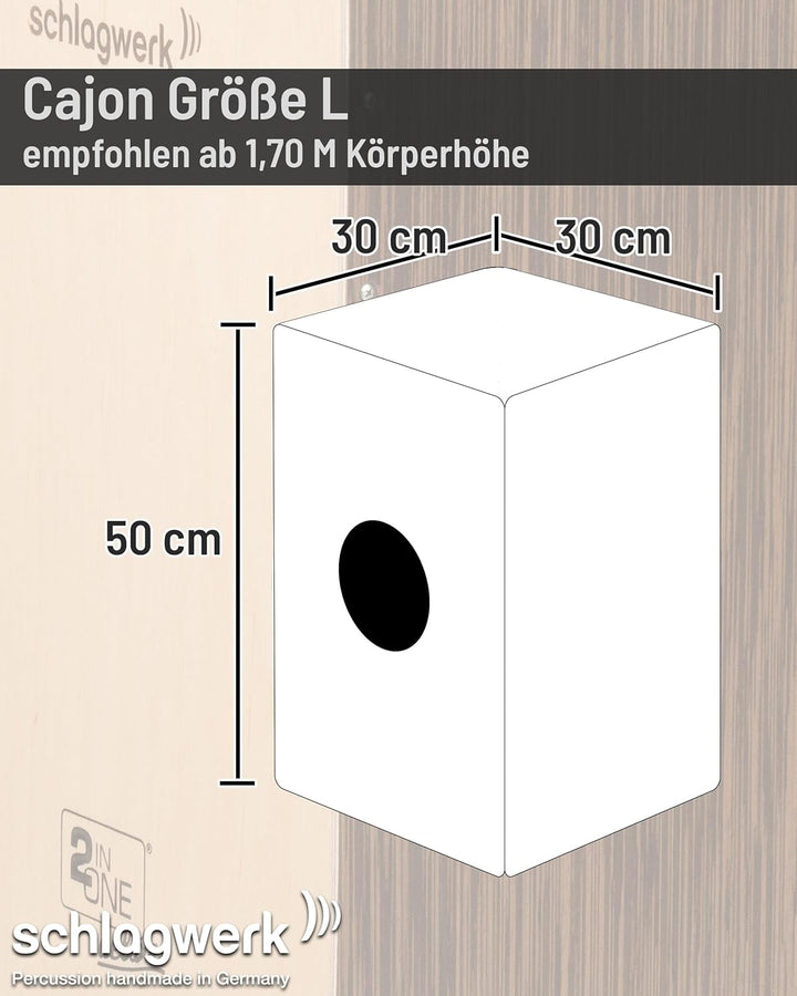 Schlagwerk Cajon 2 in One deluxe CP 430 (Wenge) Deluxe' Wenge, Deluxe' Wenge