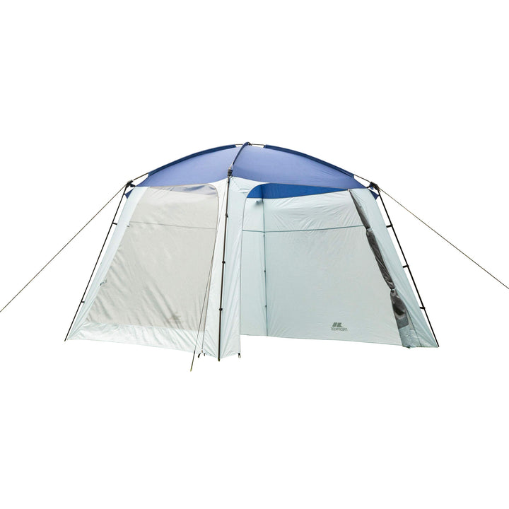 Trespass Pavillon 4 Seiten Garten Party Baldachin Festzelt Zelt 3x3m blau EACH, blau EACH