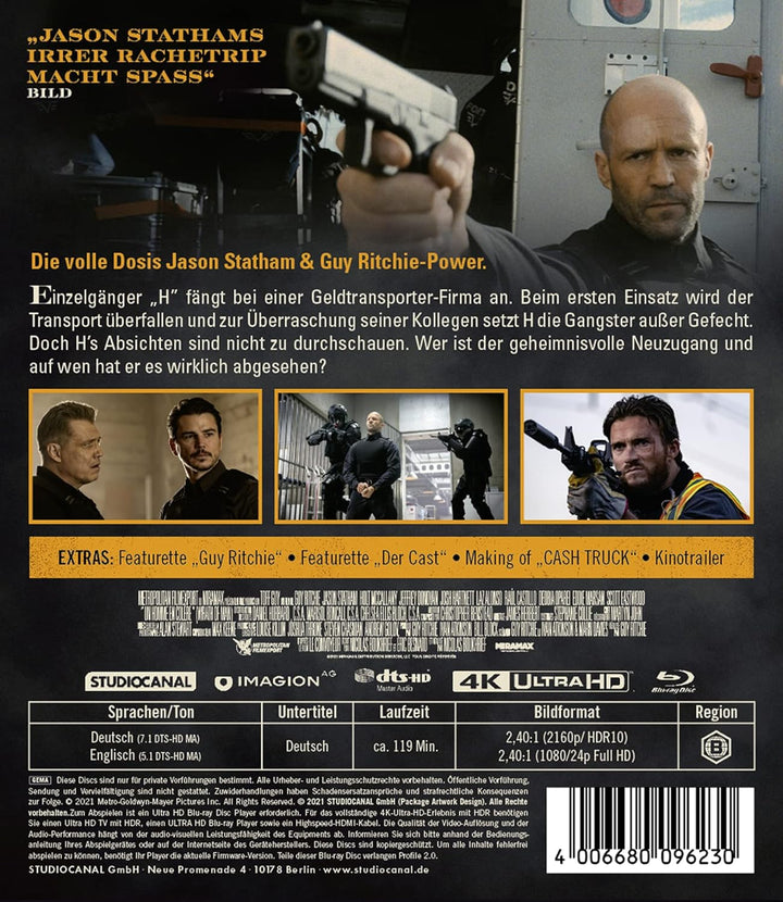 Cash Truck / 4K Ultra HD [Blu-ray], Blu-ray