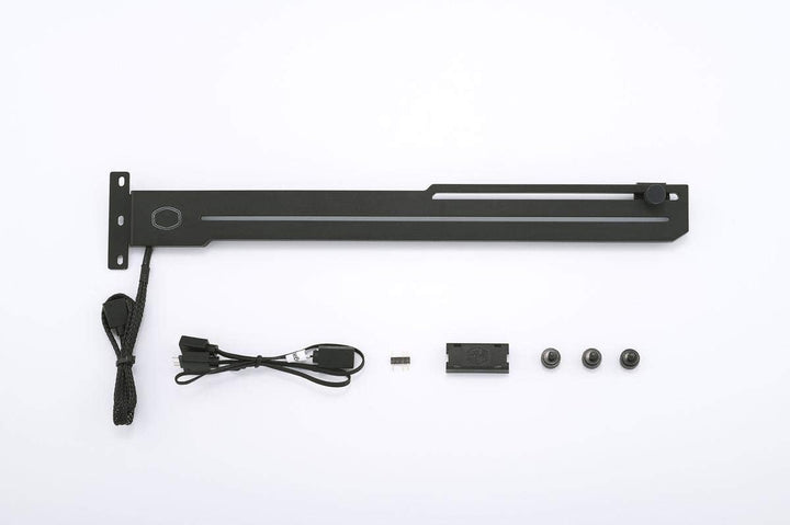 Cooler Master ELV8 GPU Halterung - Anti-Sag-Braket-GPU mit ARGB-Streifenbeleuchtung, Grafikkartenhal