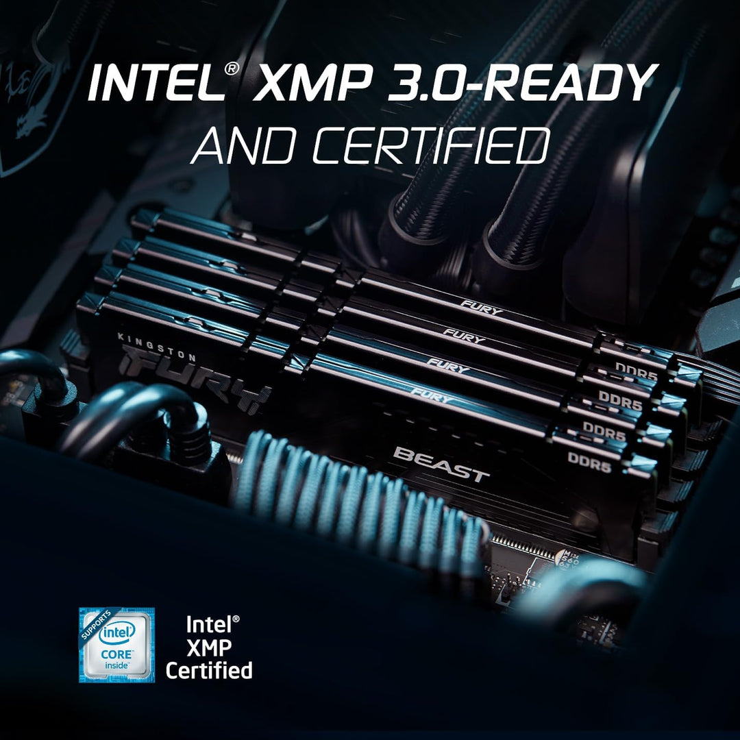 Kingston FURY Beast Black EXPO DDR5 64GB (2x32GB) 5600MT/s DDR5 CL36 DIMM Desktop Gaming Speicher Ki