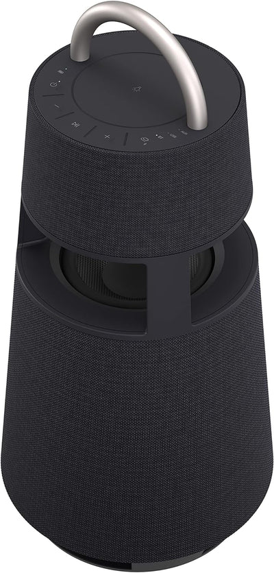 LG Electronics XBOOM 360 DRP4B, tragbarer Bluetooth-Lautsprecher (120 Watt, 360 Grad Sound, Beleucht