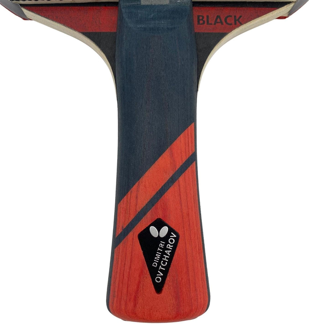 Butterfly® Dimitrij Ovtcharov Black Tischtennisschläger | Eva-Technologie | ITTF zertifizierter Waka