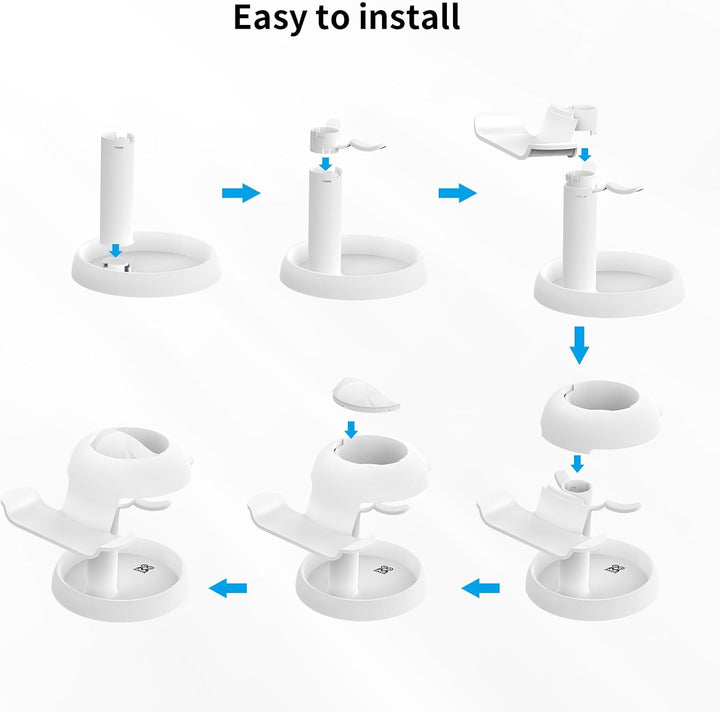AMVR VR Stand Kompatibel mit Meta Quest 3s/Quest 3/Quest 2/Vision Pro/Pico 4 - Universal VR Headset