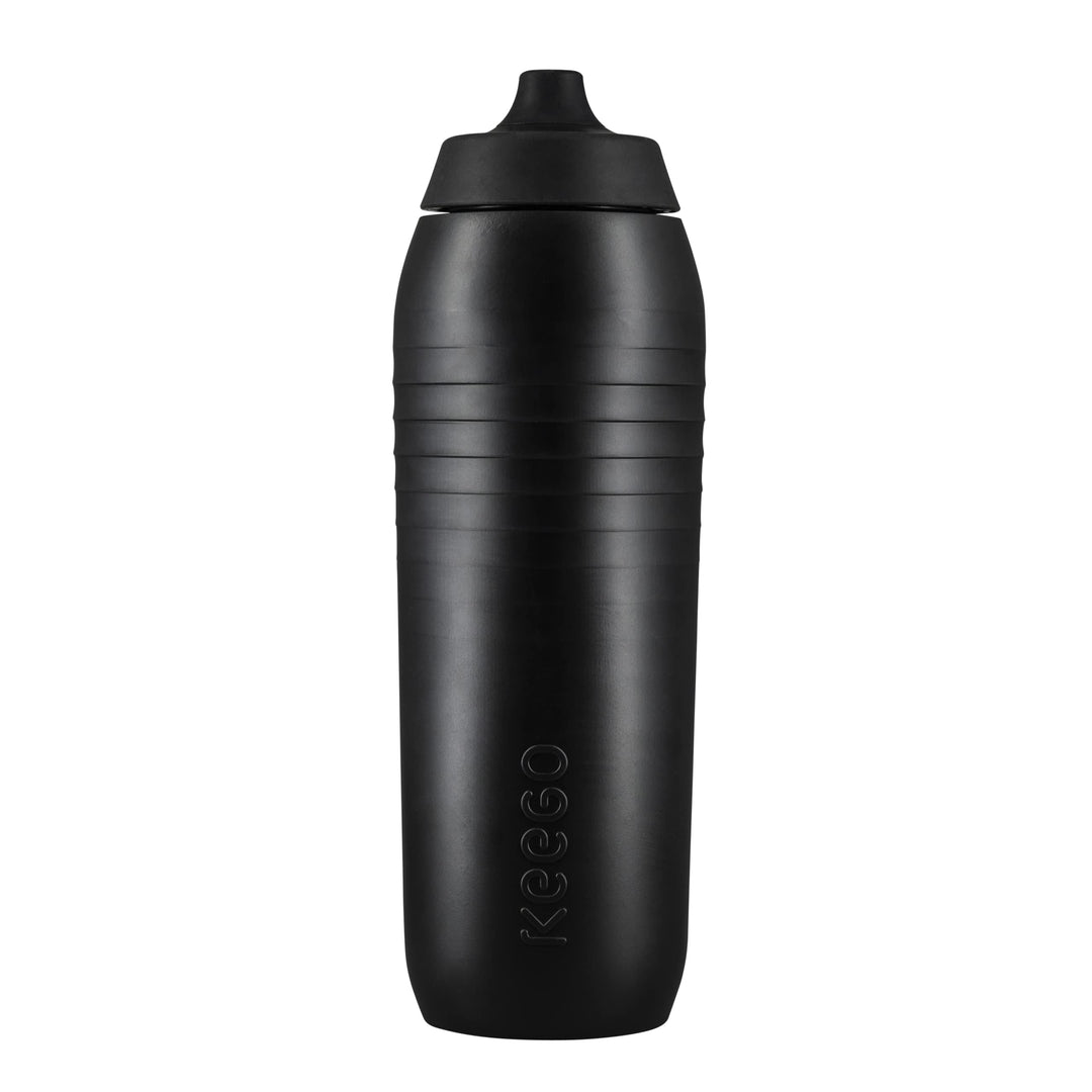 KEEGO | Die Evolution der Sportflasche | Elastisches Titan | Schützt vor Plastik im Wasser | Leicht