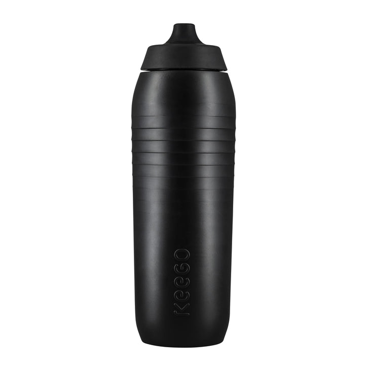 KEEGO | Die Evolution der Sportflasche | Elastisches Titan | Schützt vor Plastik im Wasser | Leicht