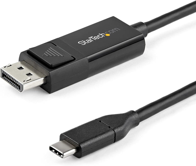 StarTech.com 1 m USB C auf DisplayPort 1.2 Kabel 4K 60Hz - Bidirektionales DP auf USB-C oder USB-C a