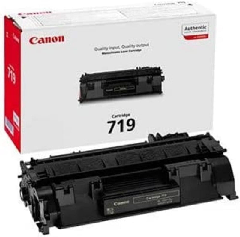 Canon 719 original Toner Schwarz für ISensys Laserdrucker Toner Cartridge, Toner Cartridge