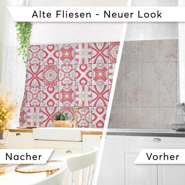 CREATISTO Mosaik-Fliesen Fliesensticker Fliesenfolie - Hochwertige Sticker Aufkleber für Wandfliesen