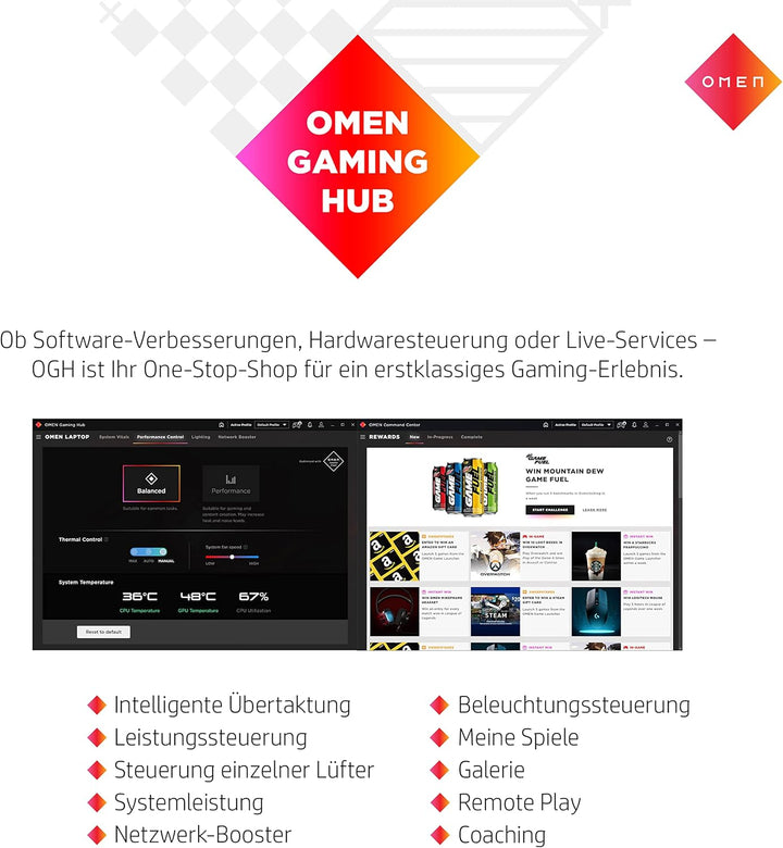 OMEN Gaming PC | AMD Ryzen 7 5800X | 16GB DDR4 RAM | 512GB SSD + 1TB HDD | NVIDIA GeForce RTX 3070 |