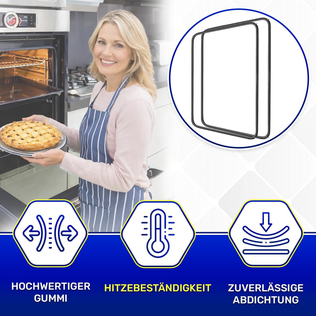 2 Stück Backofen Dichtung 450x340 mm mit dem Originalcode 00754066 754066 00658558 für Bosch für Sie