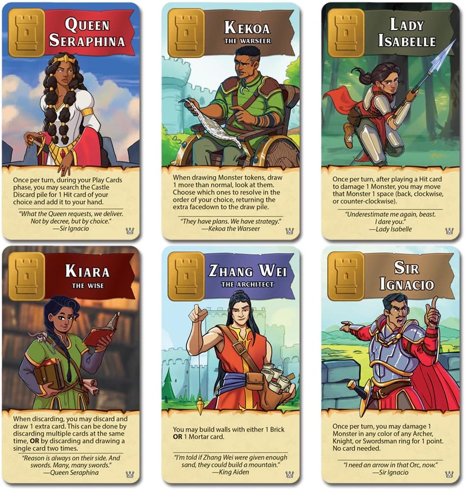 Fireside Games | Castle Panic Crowns and Quests Erweiterung | Brettspiel | ab 8 Jahren | 1-6 Spieler