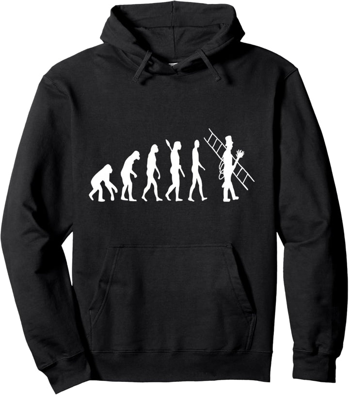 Schornsteinfeger Evolution Kaminkehrer Entwicklung Pullover Hoodie