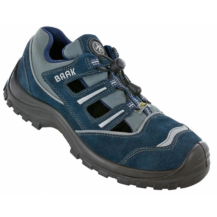 BAAK Sicherheitsschuhe Pit Sports S1P ESD rutschfeste Halbschuhe, Grösse 48, blau, 7013 48 EU, 48 EU