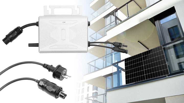 revolt Microinverter: WLAN-Mikroinverter für Solarmodule, 400 W, App, geprüft (VDE-Normen) (Solar-We