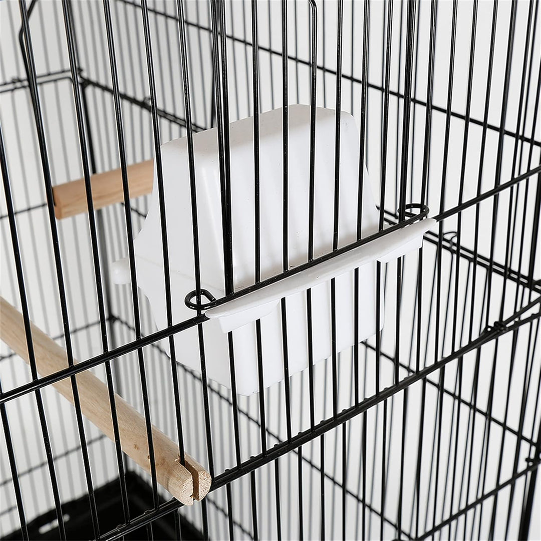 MINGYI Vogelkäfig innen und aussen, Vogelkäfig mit Griff, Voliere Vögel für Papageien/Wellensittiche