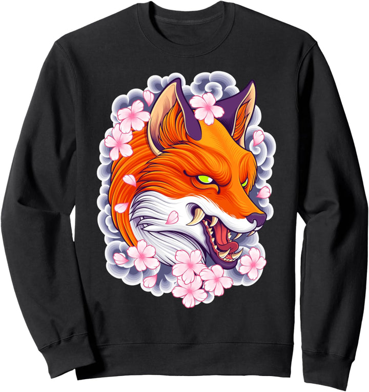japanisch Fuchs Geist Sweatshirt