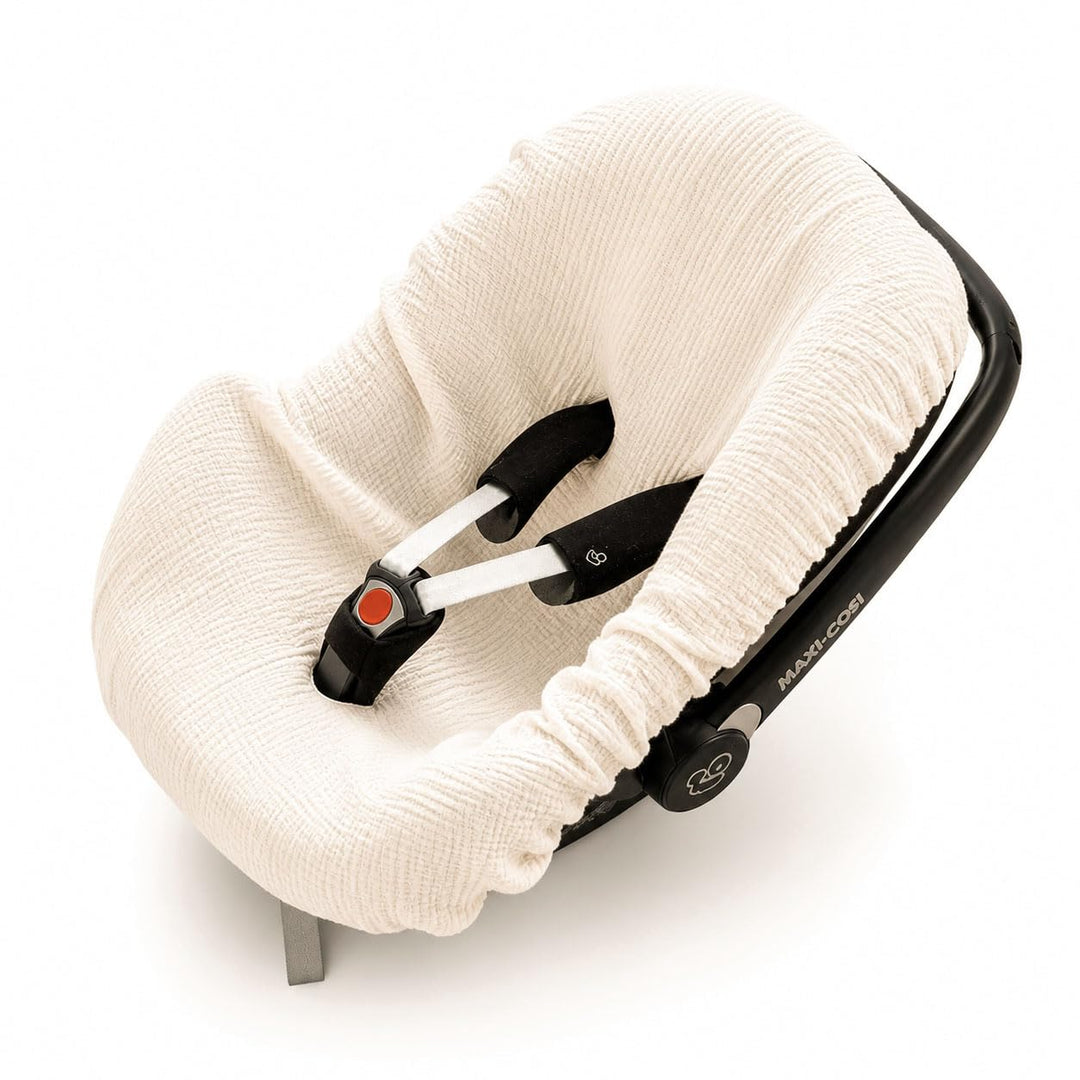 BEZUG Babyschale Sommer Sommerbezug Universal 100% Musselin Baumwolle Schonbezug Babyschalebezug (MU
