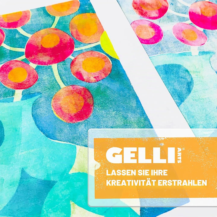 Gelli Arts GL12x14 Druck Teller 12 x 14 Zoll, Synthetic Material, druchsichtig, 30.48 x 35.56 cm 12