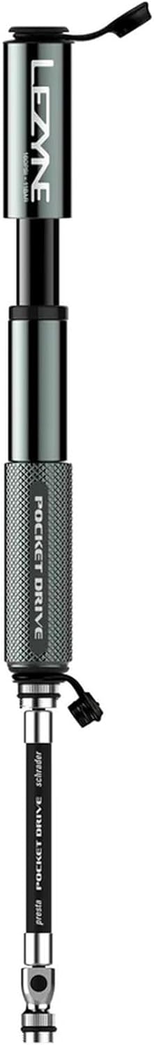 Lezyne Pocket Drive Handpumpe 14 cm Lite Grey, 14 cm Lite Grey