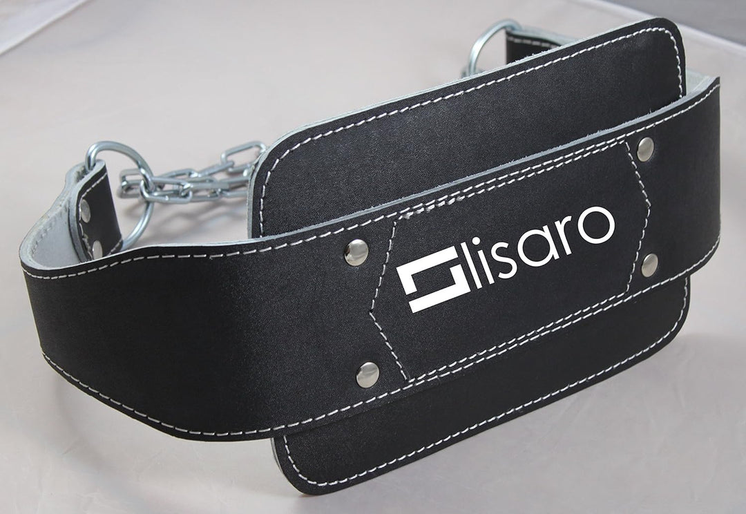 Dip-Gürtel Leder Komfort, Das perfekte Dip-Belt zum Hinzufügen von Gewicht bei deinen Dip- und Klimm