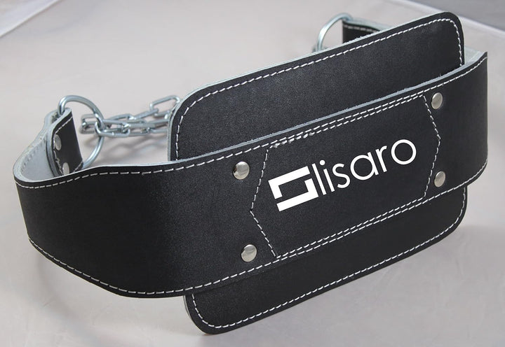 Dip-Gürtel Leder Komfort, Das perfekte Dip-Belt zum Hinzufügen von Gewicht bei deinen Dip- und Klimm