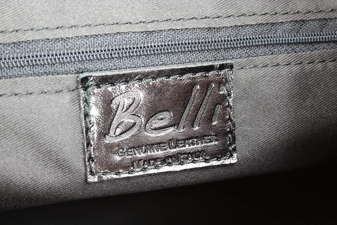 Belli edle italienische Echt Nappa Leder Damentasche Henkeltasche Umhängetasche gesteppt - 34x25x17