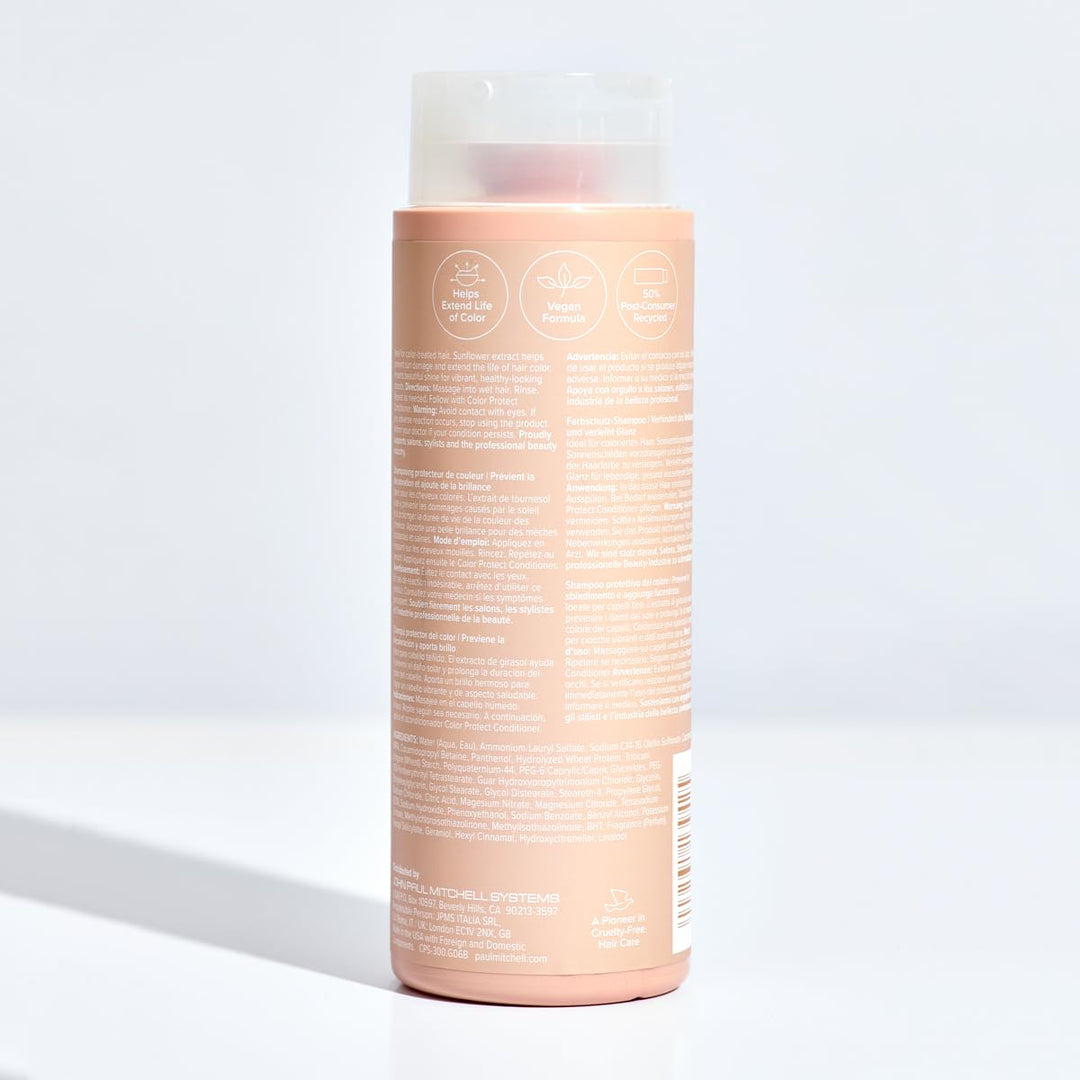 Paul Mitchell Color Protect Shampoo - tägliche Haar-Pflege für coloriertes Haar, sanftes Haar-Shampo