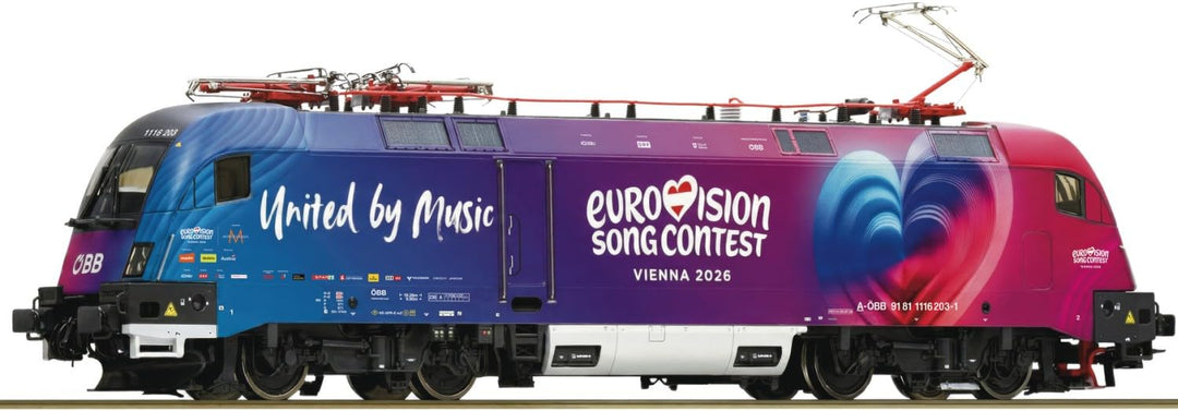 7520240 H0 E-Lok 1116 203-1 "ESC 2026", ÖBB, Ep. VI, AC-Sound