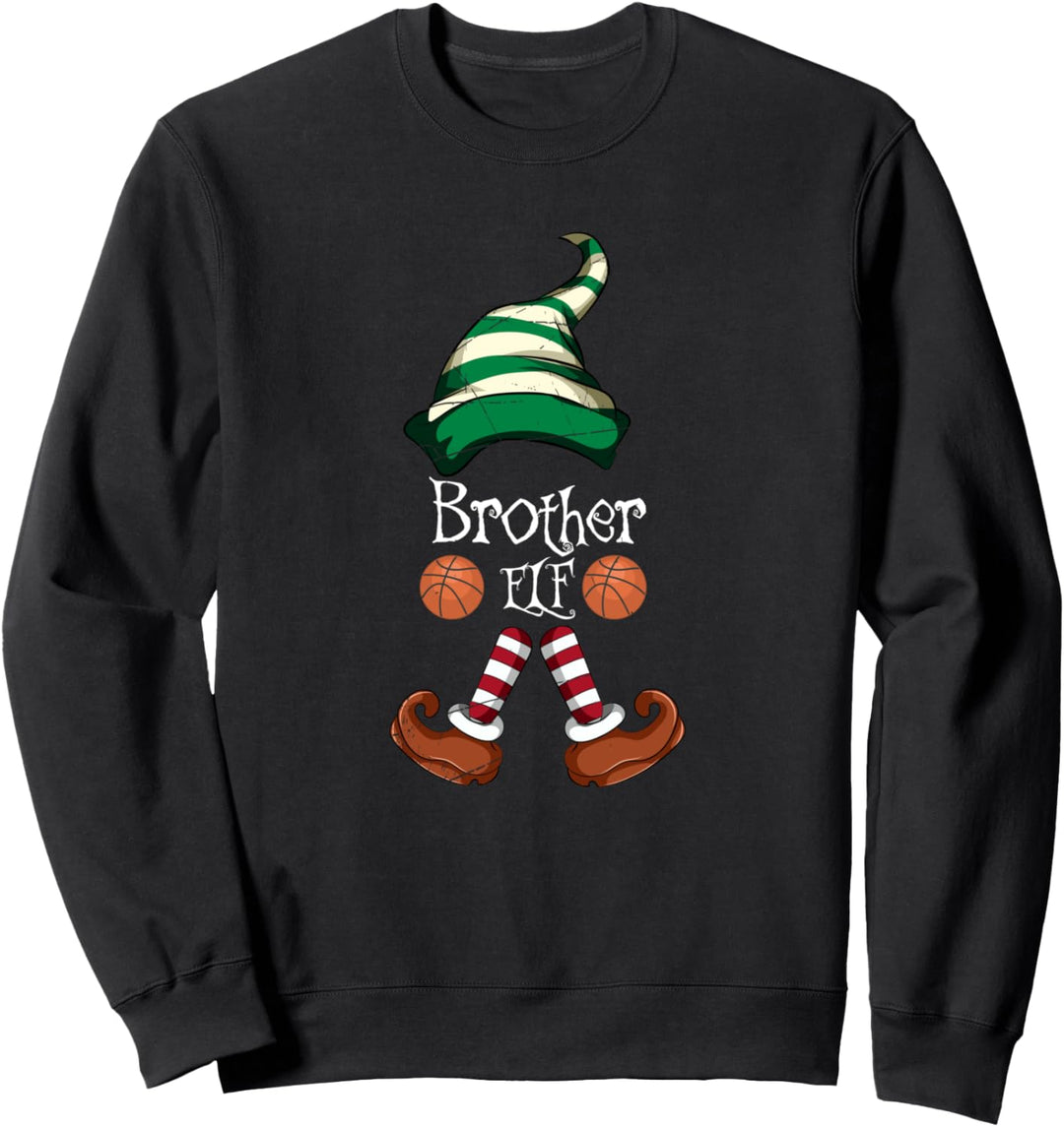 Jungen Outift Geschenk Weihnachten Bruder Elf Sweatshirt
