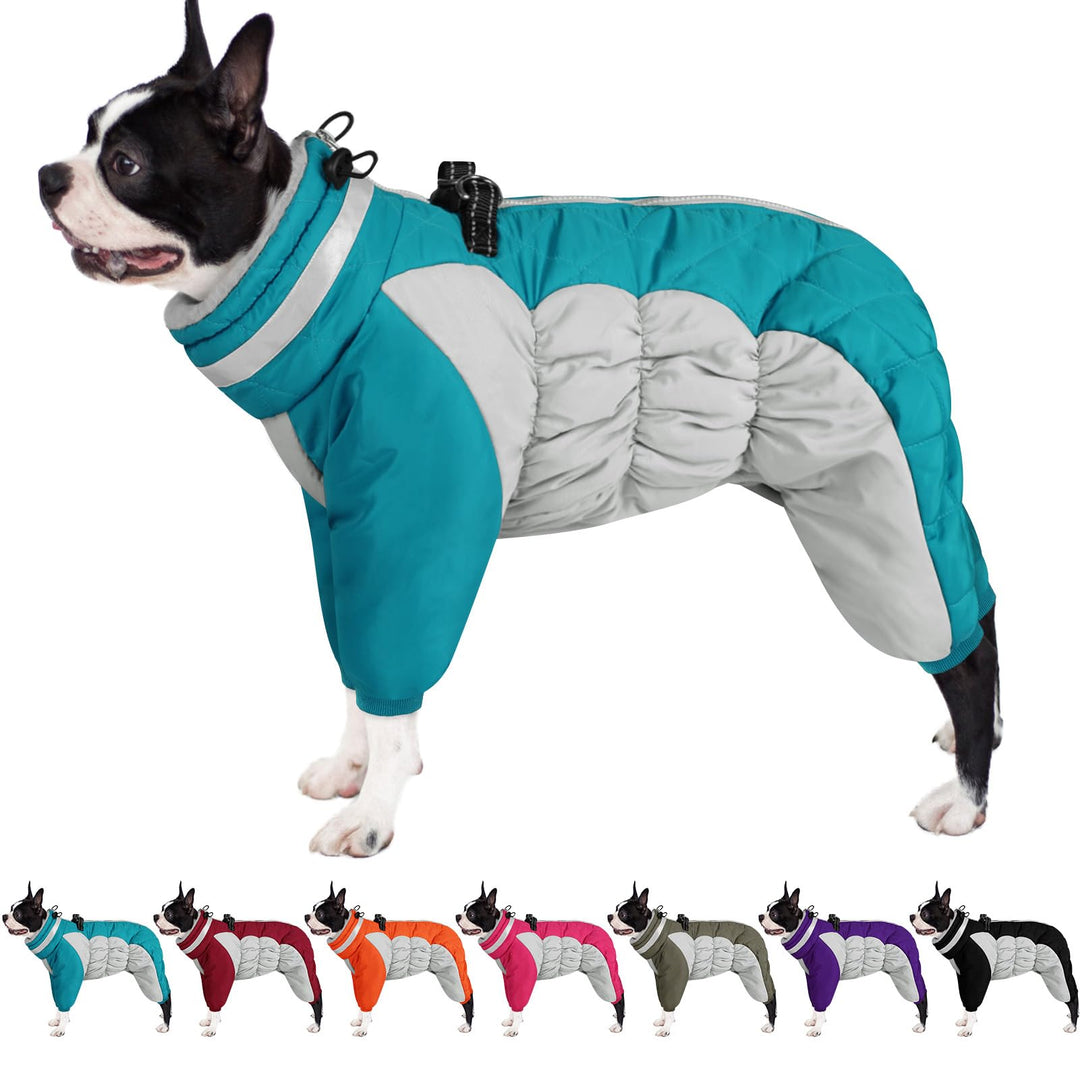 AOFITEE Winteroverall für Hunde - Wasserdichter Hundemantel für Mittelgrosse Hunde mit Beinen, Winte