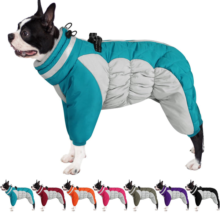 AOFITEE Winteroverall für Hunde - Wasserdichter Hundemantel für Mittelgrosse Hunde mit Beinen, Winte