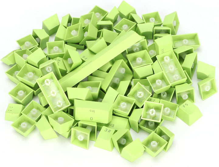 Jenngaoo Keycaps Keyset, PBT-Tastenkappen Ergonomisches Design Ölbeständig Bunte 108 Taste Videospie