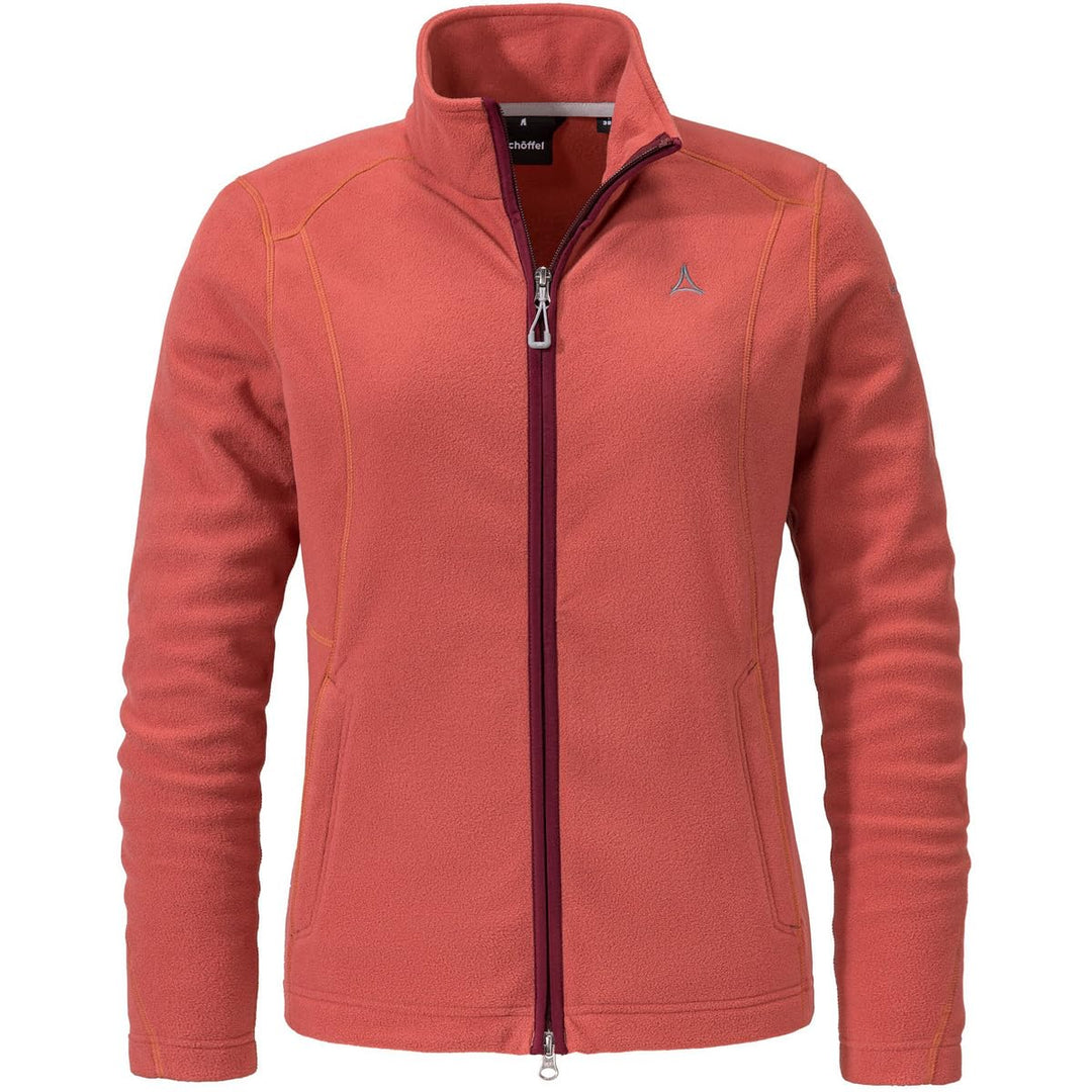 Schöffel Damen Leona3 Fleece Jacke Fleecejacke Fleecepullover 34 burlwood, 34 burlwood