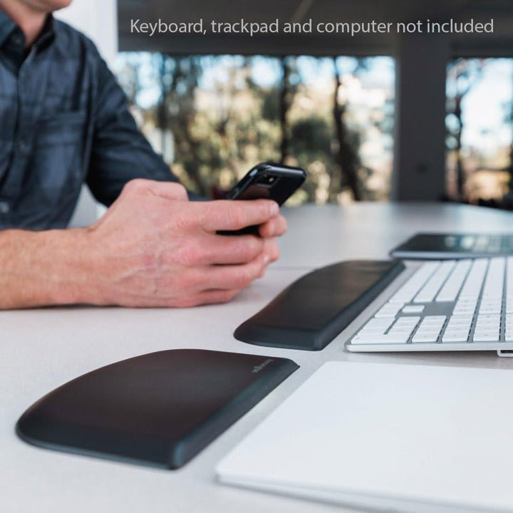 Kensington ErgoSoft Handgelenkauflage für Slim Mouse/Trackpad, schwarz (K52803WW) Mouse Wrist Rest F