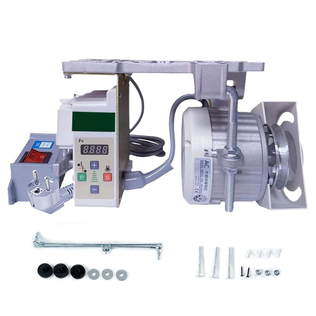 Elektrischer Nähmaschinenmotor, 220V 750W Industrieller Nähmaschinenmotor Energiesparender Servomoto