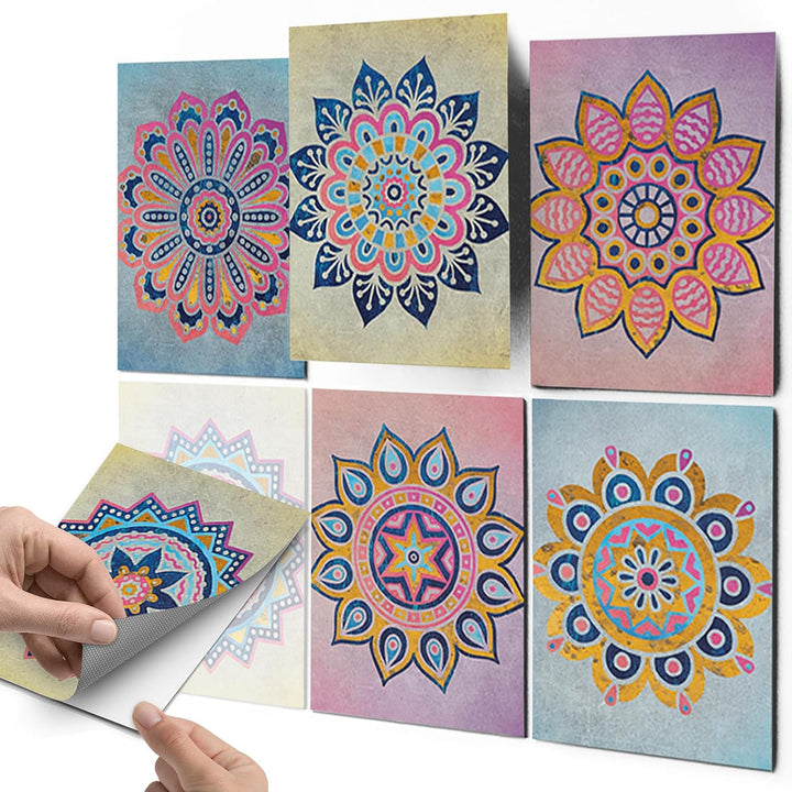 CREATISTO Klebefliesen Stickerfliesen Fliesenfolie - Klebefolie Aufkleber für Wand-Fliesen I Klebefl