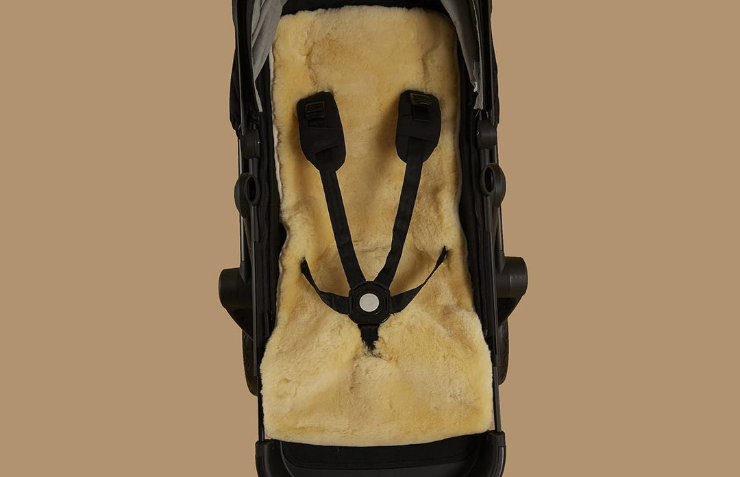 Lammfelleinlage TREND von WERNER CHRIST – universale Fell Einlage für Babywanne, Kinderwagen, Buggy