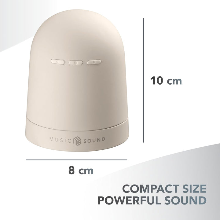 Music Sound Bluetooth-Lautsprecher Twist mit 360° schwenkbarer Struktur, 5 W Leistung, bis zu 10 Stu