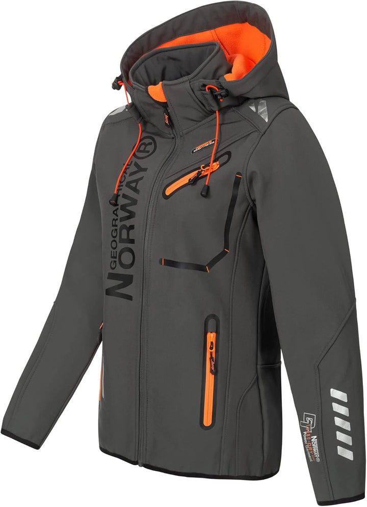 Geographical Norway Damen Softshell Funktions Outdoor Regen Jacke IMS Edition Sport wasserabweisend
