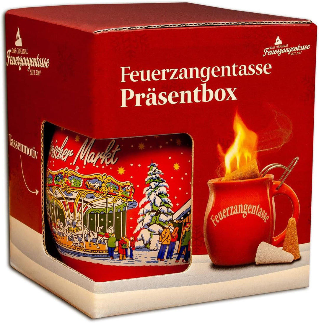 1er-Set, mit Rum, Rot/Historischer Markt - für Feuerzangenbowle Rot / Historischer Markt, Rot / Hist