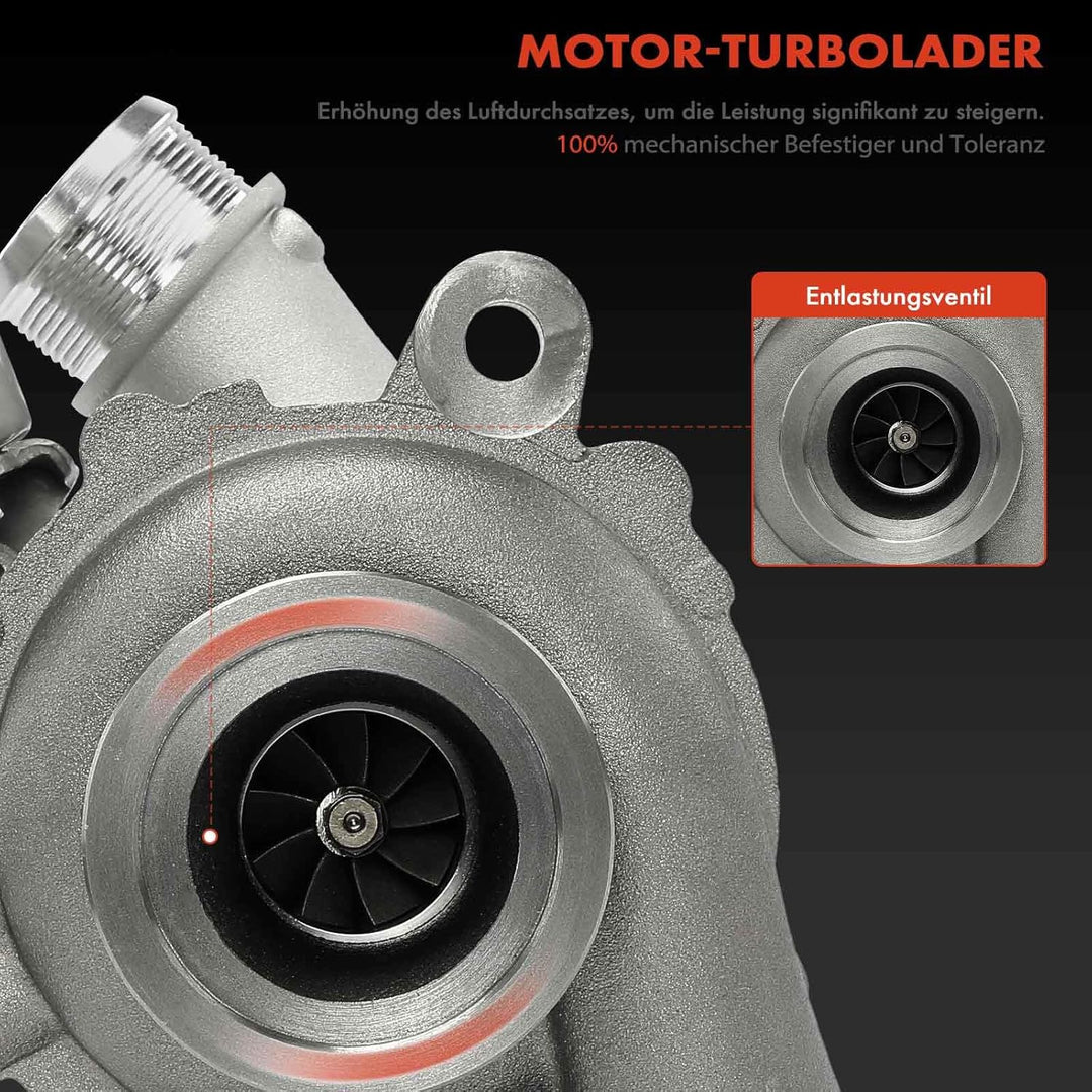 Frankberg Turbolader Abgasturbolader mit Dichtungen Diesel Kompatibel mit S60 II 134 2.0L 2010-2015