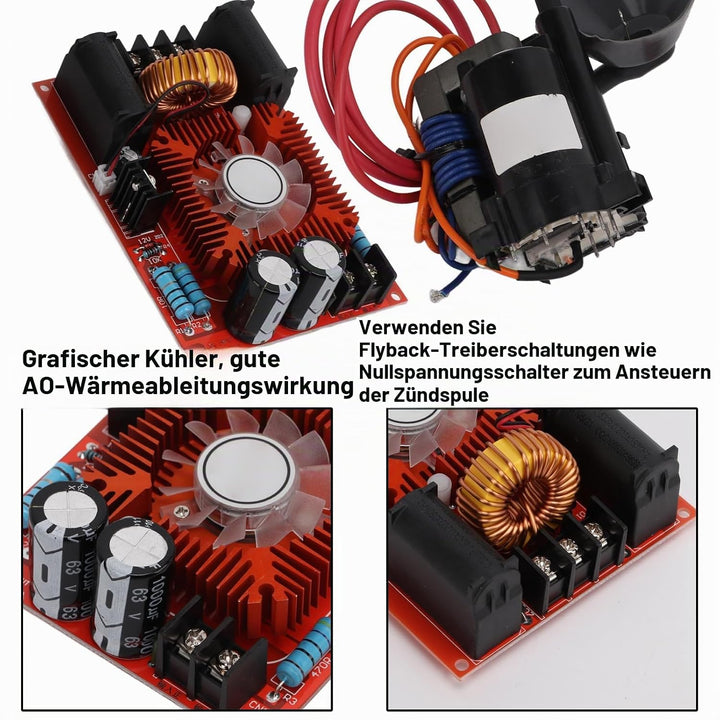 ZVS Treiberplatine Spule Stromversorgung Boost Hochspannungsspule Flyback-Treiber Generator Heizmodu