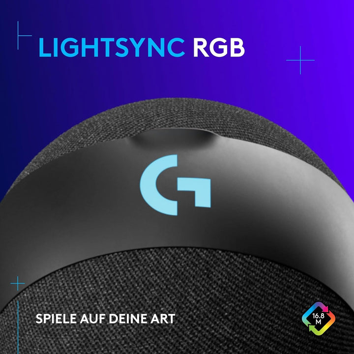 Logitech G Yeti Orb Gaming-Kondensatormikrofon mit RGB und LIGHTSYNC, USB-Mikrofon zum Streaming, Ni