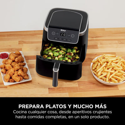 Ninja PRO Air Fryer Heissluftfritteuse, 4,7L Airfryer, Einzelkorb-Heissluftfritteuse, 4-in-1, für 1-