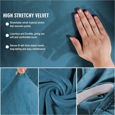 Mingfuxin Armlose Schlafsofabezüge, Stretch-Samt Futon Couchbezug Dicke weiche gemütliche Sofa Schon