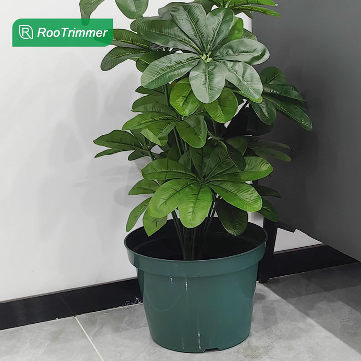 Pflanzentöpfe 20pcs 20cm Kunststoff-Pflanzentöpfe Stabiler runder Blumentopf für Anbau und Aussaat d