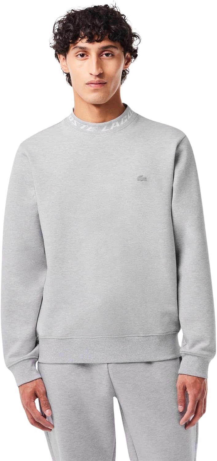 Lacoste Herren Sweatshirts, Chinesisches Silber.