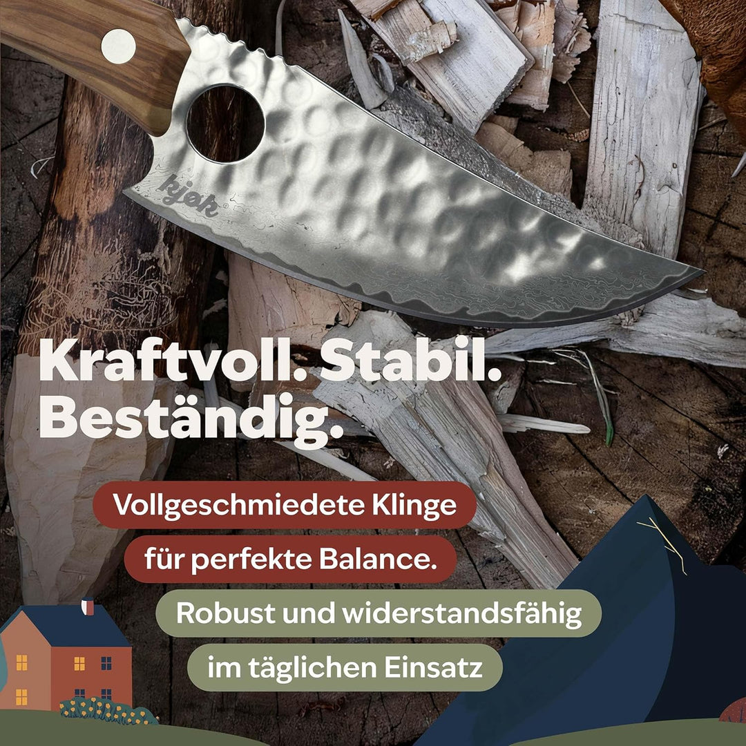 kjøk Premium 67 Schichten Damastmesser 62±2 HRC japanischer AUS-10 Stahl Kern Kochmesser mit Loch Da