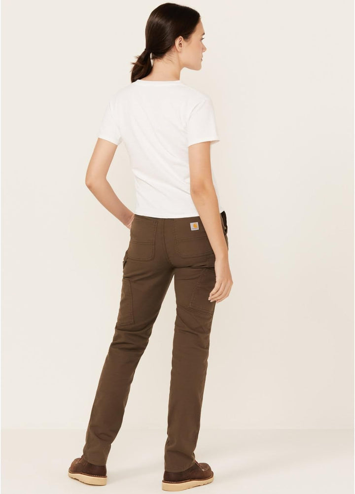 Carhartt Damen The Essential Canvas Pant Arbeitshose 42 Asphalt, 42 Asphalt
